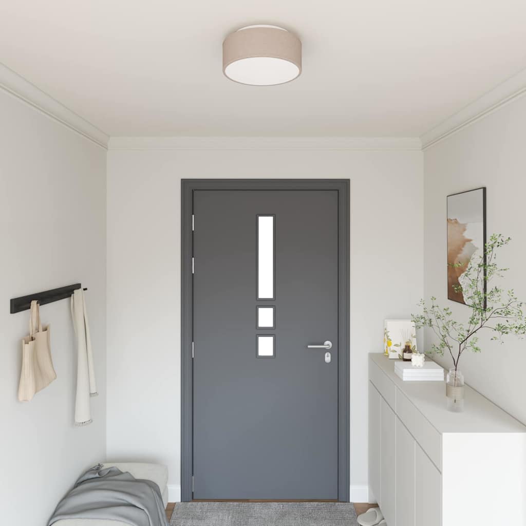JUNG Vida Deckenlampe mit Strahlern Taupe 30 x 30 x 13,5 cm Stoff