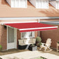 JUNG Vida Markisenersatzstoff Rot 380 x 345 cm Polyester