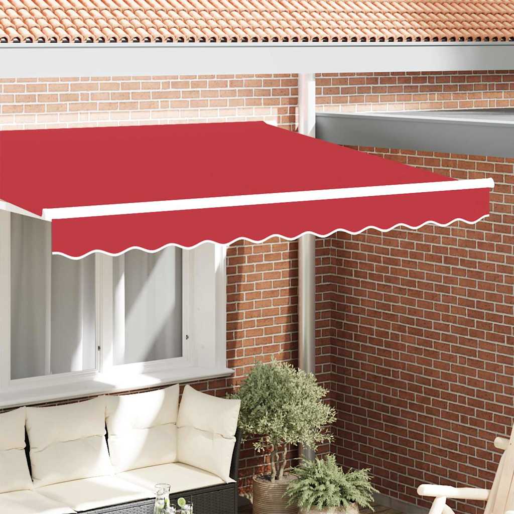 JUNG Vida Markisenvolant Rot 580 x 20 cm Segeltuch