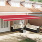 JUNG Vida Markisenvolant Rot 580 x 20 cm Segeltuch