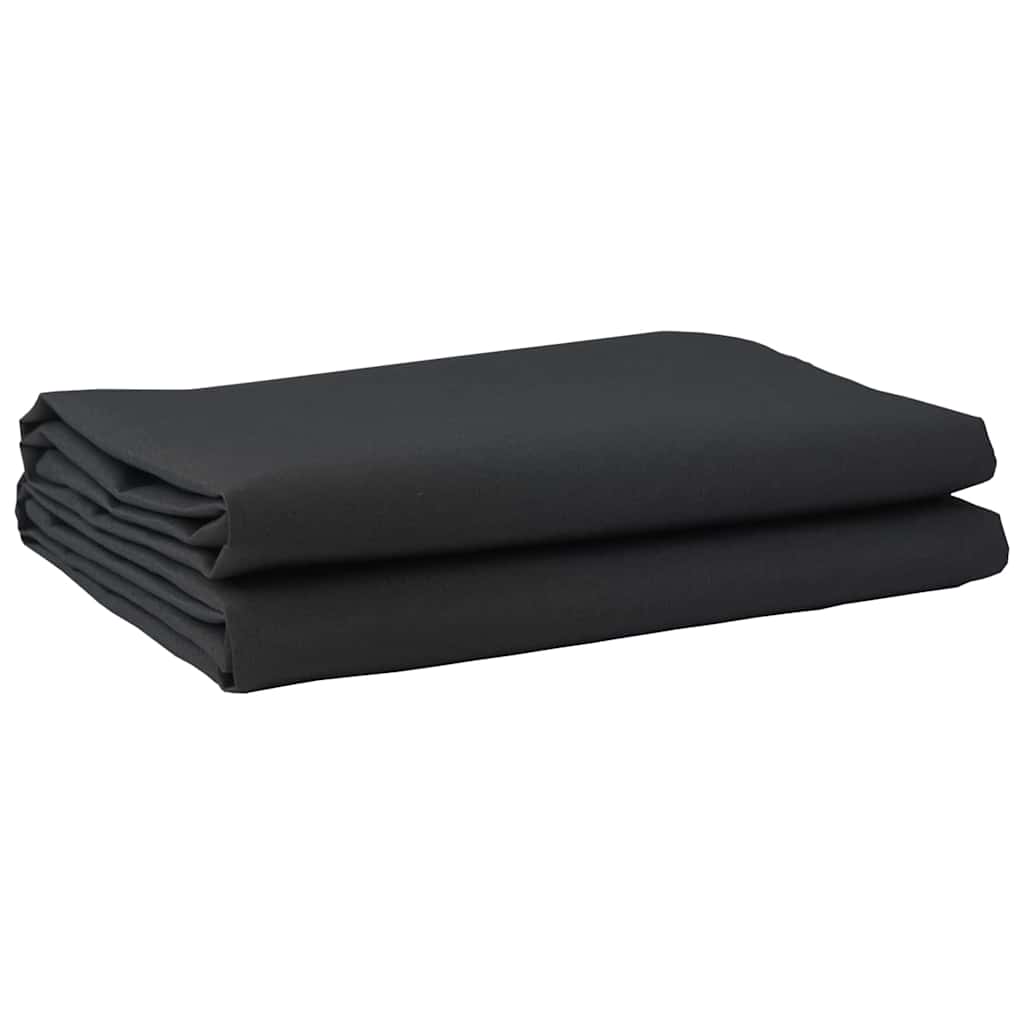 JUNG Vida Markisenersatz Schwarz 1000 x 160 cm Polyesterleinwand
