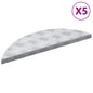 JUNG Vida Treppe Tritt Halbmond 5 pcs Silber 60 x 18 cm Aluminium