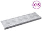 JUNG Vida Treppe Tritt Rechtwinklig 15 pcs Silber 60 x 18 cm Aluminium