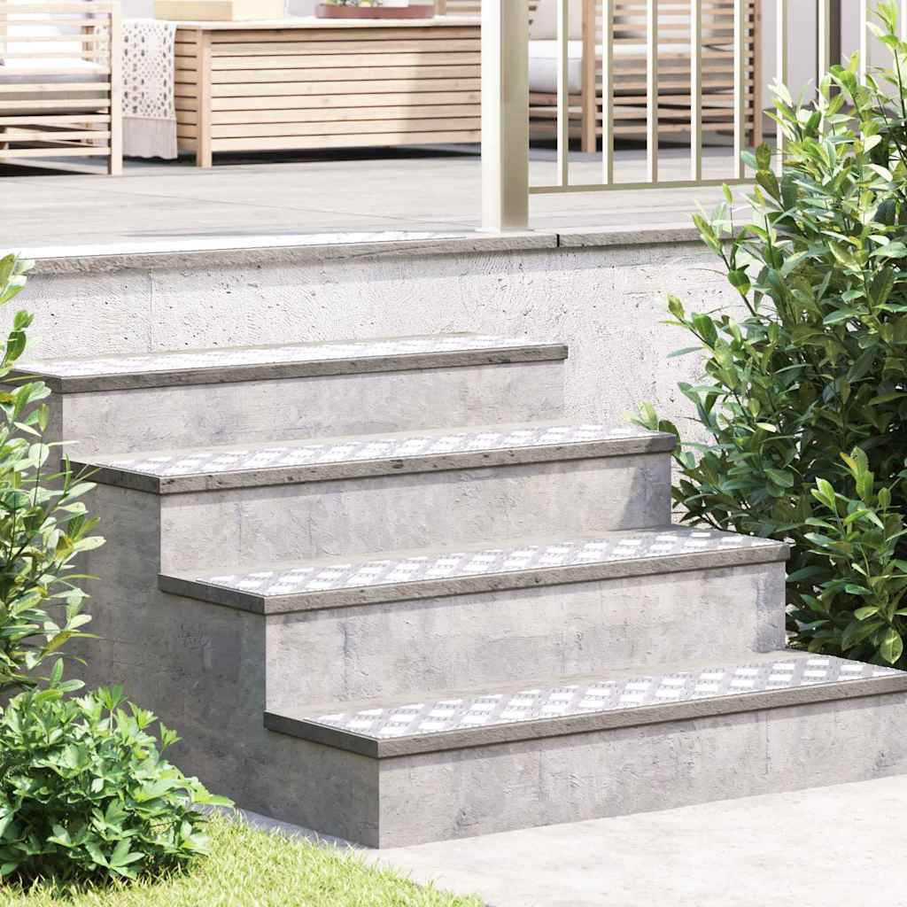 JUNG Vida Treppe Tritt Rechtwinklig 4 pcs Silber 100 x 20 cm Aluminium