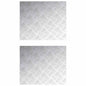 JUNG Vida Treppe Tritt Rechtwinklig 2 pcs Silber 60 x 50 cm Aluminium