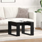 JUNG Vida Couchtisch Schwarz Eichen-Optik 50 x 50 x 35 cm Holzwerkstoff