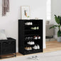 JUNG Vida Schuhschrank Schwarz Eichen-Optik 60 x 35 x 92 cm Holzwerkstoff