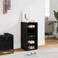 JUNG Vida Schuhschrank Schwarz Eichen-Optik 32 x 35 x 70 cm Holzwerkstoff