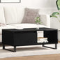 JUNG Vida Couchtisch Schwarz Eichen-Optik 90 x 50 x 36,5 cm Holzwerkstoff