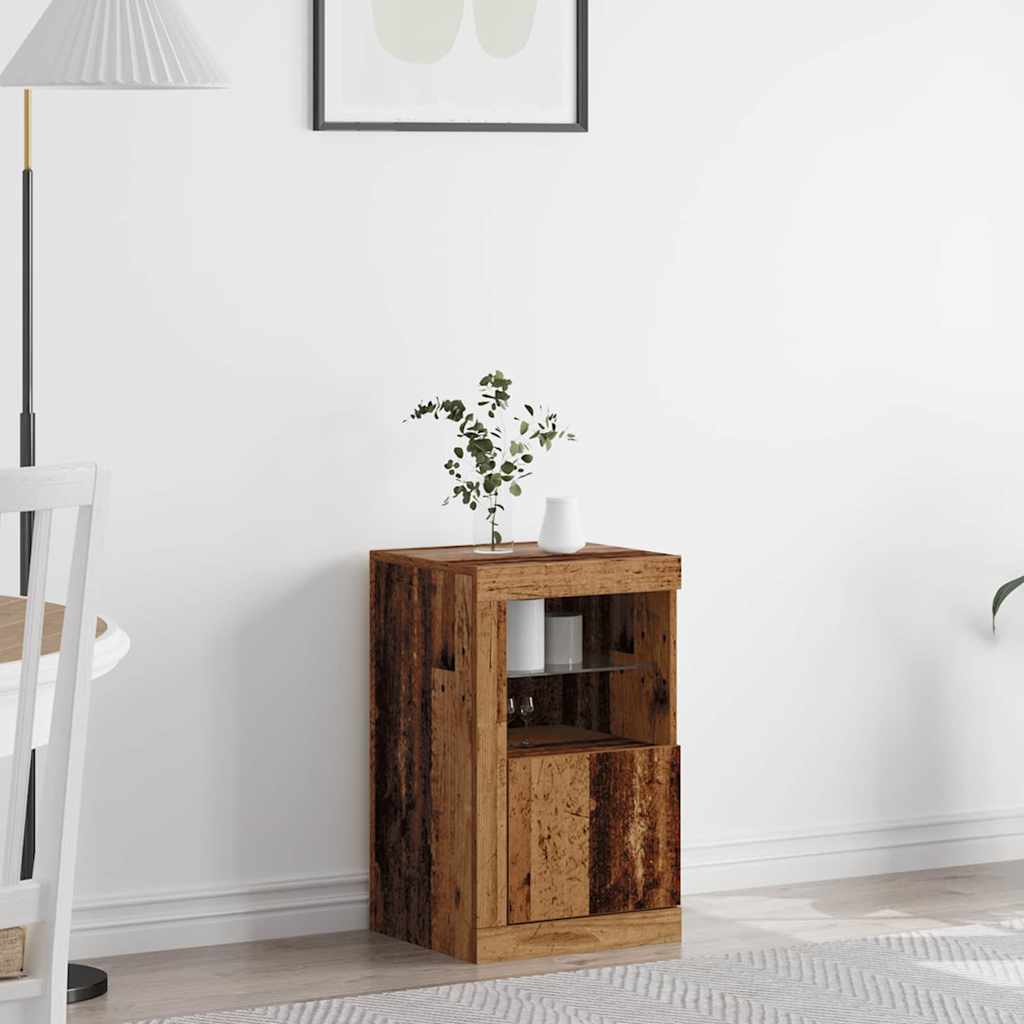 JUNG Vida LED-Sideboard Altholz 41 x 37 x 67 cm Holzwerkstoff