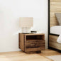 JUNG Vida Nachttisch mit Schubladen Altholz 40 x 39 x 37 cm Holzwerkstoff