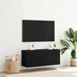 JUNG Vida TV-Schrankset Schwarz Eichen-Optik 100 x 30 x 41 cm