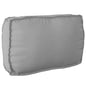 JUNG Vida Kissen Grau 70 x 40 x 12 cm Oxford-Stoff