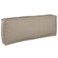JUNG Vida Kissen Taupe 120 x 40 x 12 cm Oxford-Stoff