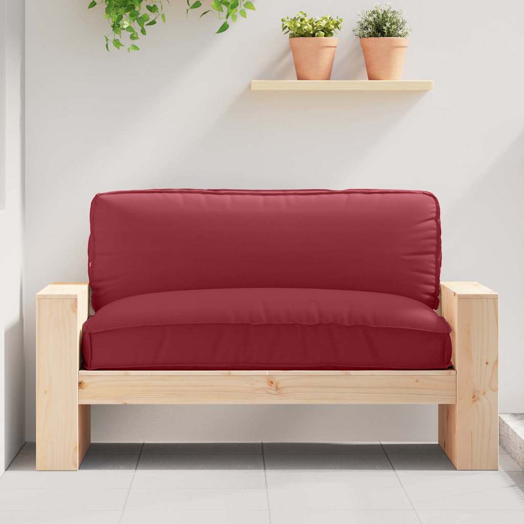 JUNG Vida Kissen Weinrot 120 x 80 x 12 cm Oxford-Stoff