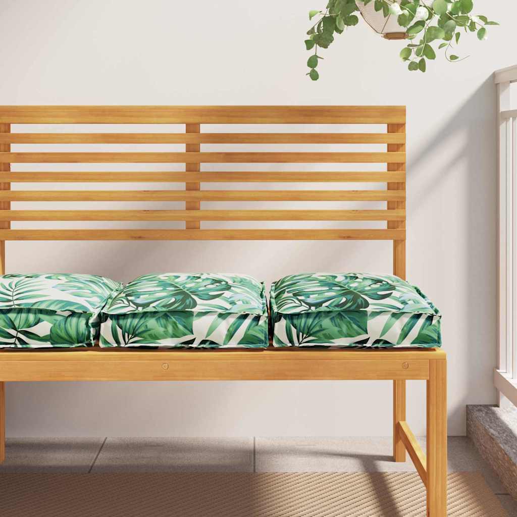 JUNG Vida Kissen Blatt 2 pcs Blattmuster 40 x 40 x 8 cm Oxford-Stoff