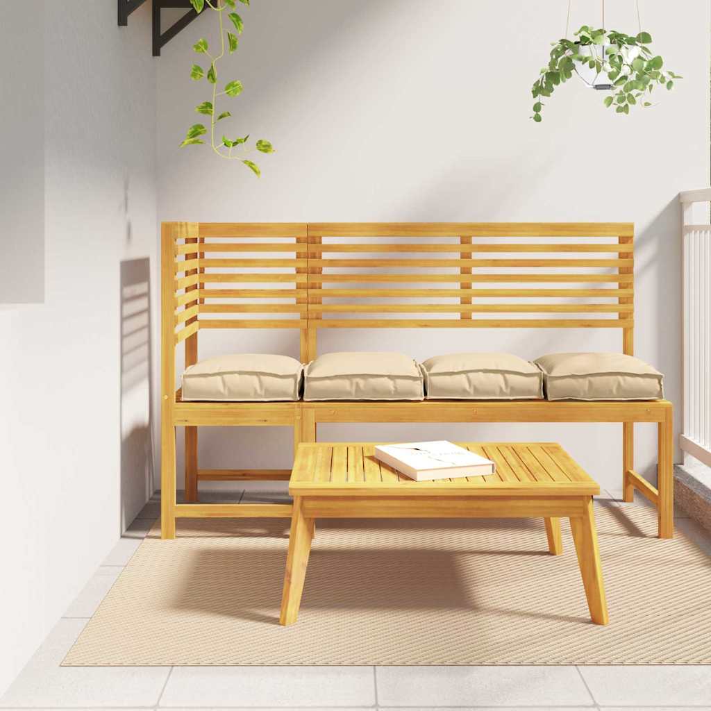 JUNG Vida Kissen 4 pcs Beige 40 x 40 x 8 cm Oxford-Stoff