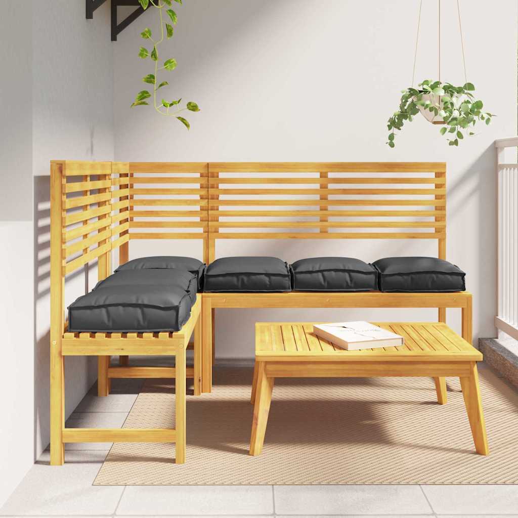 JUNG Vida Kissen 6 pcs Schwarz 40 x 40 x 8 cm Oxford-Stoff
