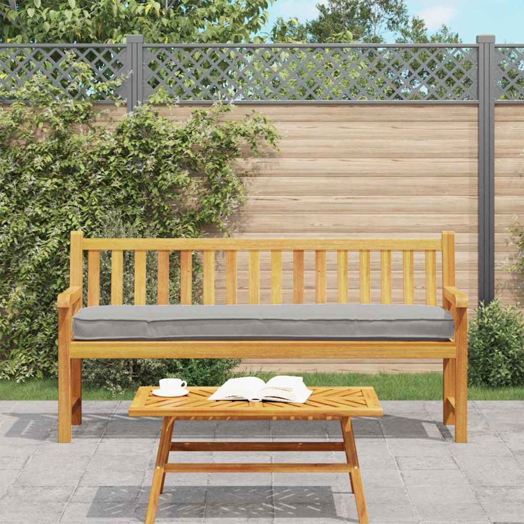 JUNG Vida Palettenkissen Grau 200 x 40 x 8 cm Oxford-Stoff