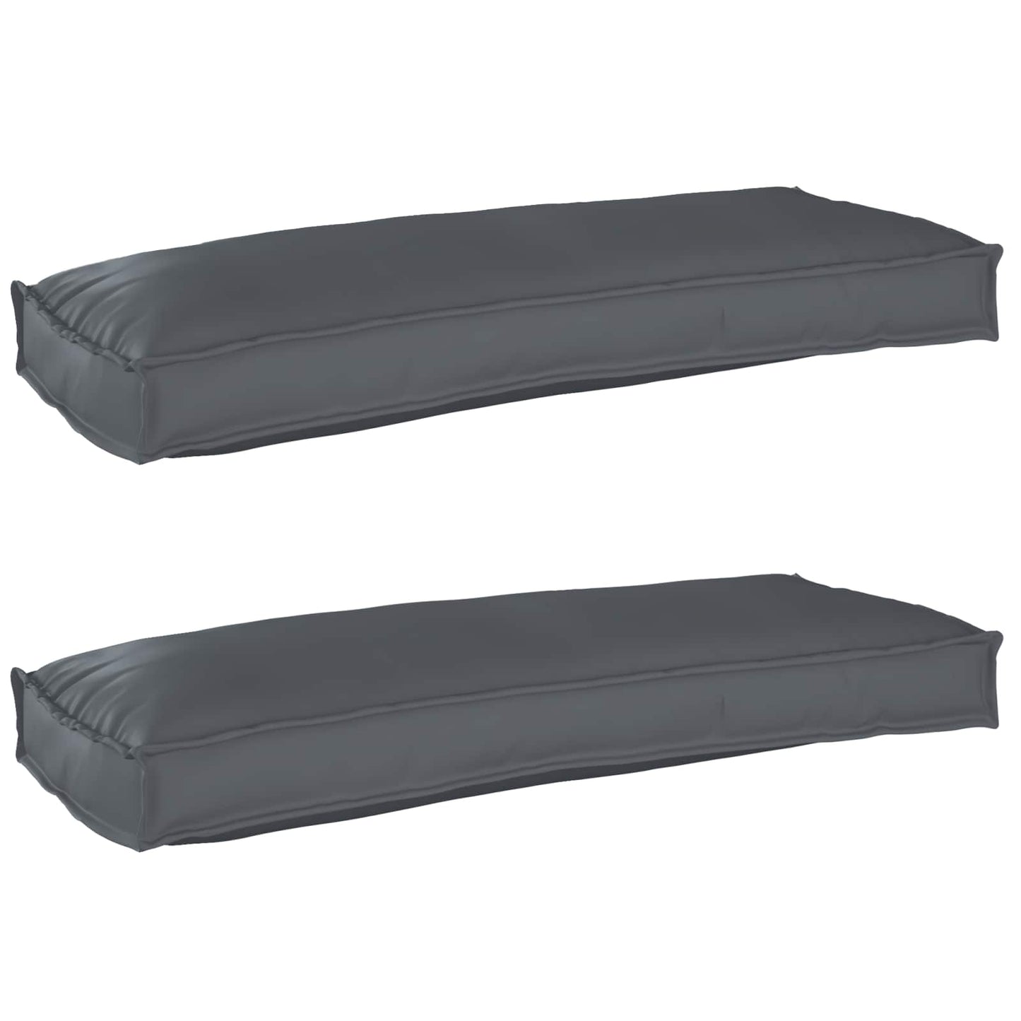JUNG Vida Palettenkissenset 2 pcs Anthrazit 100 x 40 x 8 cm Oxford-Stoff