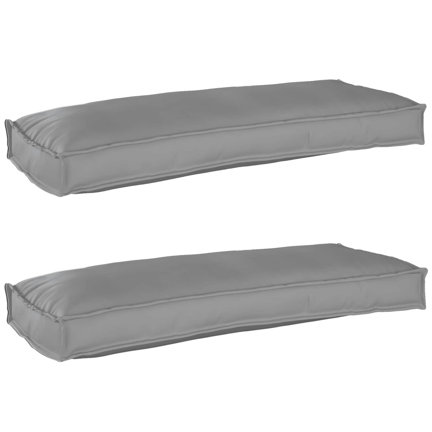 JUNG Vida Palettenkissenset 2 pcs Grau 100 x 40 x 8 cm Oxford-Stoff