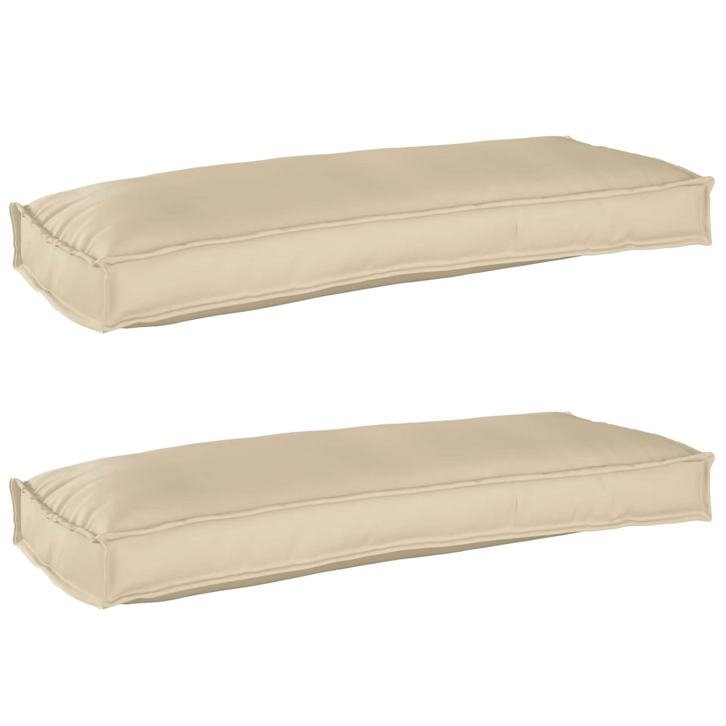 JUNG Vida Palettenkissenset 2 pcs Beige 100 x 40 x 8 cm Oxford-Stoff