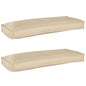 JUNG Vida Palettenkissenset 2 pcs Beige 100 x 40 x 8 cm Oxford-Stoff