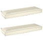 JUNG Vida Palettenkissenset 2 pcs Creme 120 x 40 x 8 cm Oxford-Stoff