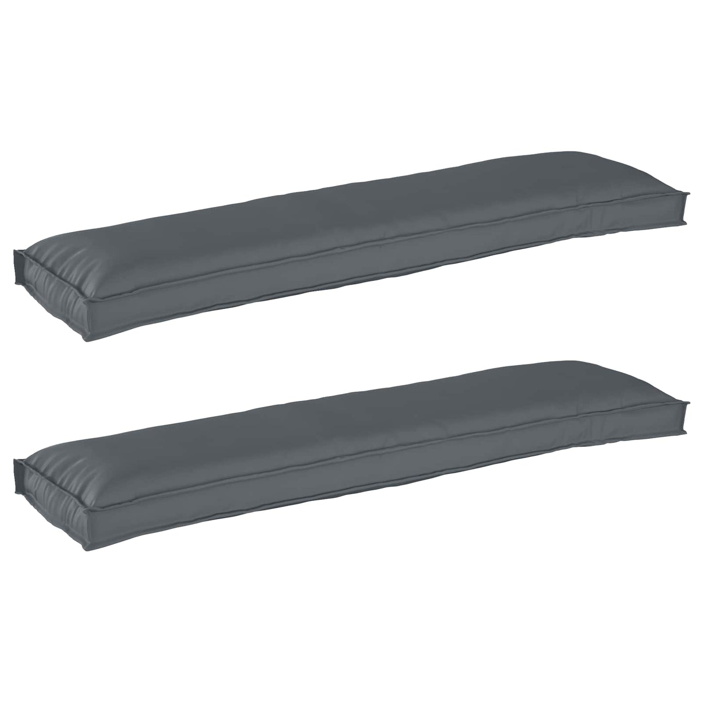 JUNG Vida Palettenkissenset 2 pcs Anthrazit 150 x 40 x 8 cm Oxford-Stoff