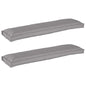 JUNG Vida Palettenkissenset 2 pcs Grau 150 x 40 x 8 cm Oxford-Stoff