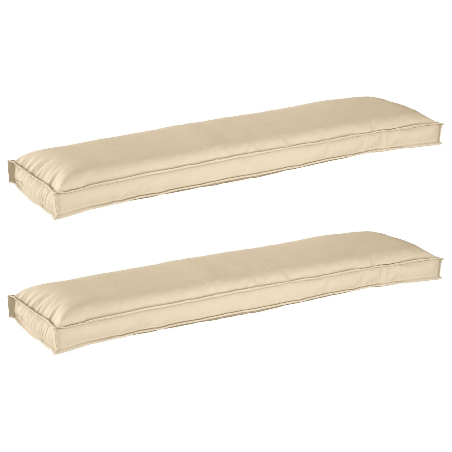 JUNG Vida Palettenkissenset 2 pcs Beige 150 x 40 x 8 cm Oxford-Stoff