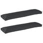 JUNG Vida Palettenkissenset 2 pcs Schwarz 150 x 40 x 8 cm Oxford-Stoff