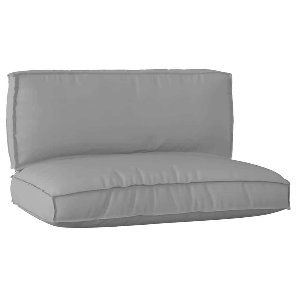 JUNG Vida Palettenkissenset 2 pcs Grau Oxford-Stoff