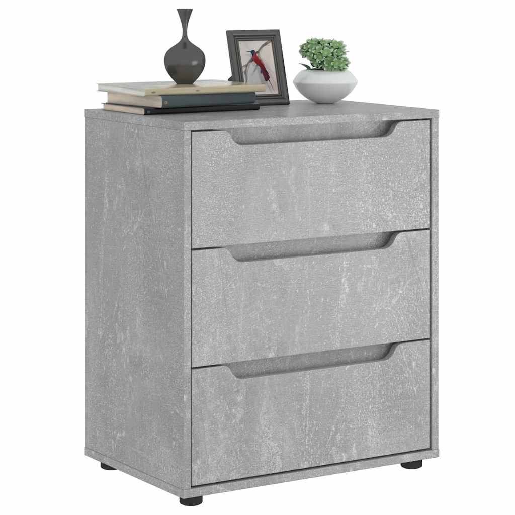 JUNG Vida Sideboard VISNES Betongrau 60x40x73 cm Holzwerkstoff