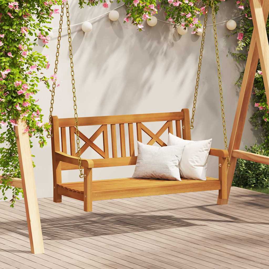 JUNG Vida Schaukelbank Braun 110 x 56 x 58.5 cm Massivholz Akazie