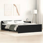 JUNG Vida Bettgestell ohne Matratze Schwarz Eichen-Optik 120x190 cm