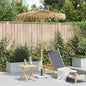 JUNG Vida Tiki-Schirm mit Bananenblatt-Dach 150 cm Bambus
