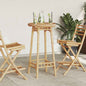 JUNG Vida Garten-Bartisch Rund Ø55x100 cm Bambus