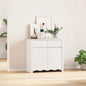 JUNG Vida Sideboard Drammen Weiß 79 x 43 x 75,5 cm Massivholz Kiefer