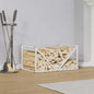 JUNG Vida Brennholzregal Weiß 70x43x34,5 cm Kaltgewalzter Stahl