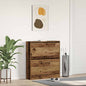 JUNG Vida Schuhschrank mit Regal Altholz 80 x 21 x 87,5 cm Holzwerkstoff