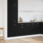 JUNG Vida Hängeschrank mit Regal Schwarz Eichen-Optik 50 x 46 x 81,5 cm