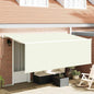 JUNG Vida Einziehbare Markise Creme 400 x 200 cm Polyester und Aluminium