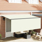JUNG Vida Einziehbare Markise Creme 400 x 200 cm Polyester und Aluminium