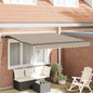 JUNG Vida Einziehbare Markise Beige 300 x 250 cm Stoff und Aluminium