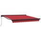 JUNG Vida Markise Rot 300 x 250 x 165 cm Polyester und Aluminium