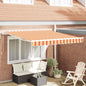 JUNG Vida Einziehbare Markise Gelb und Orange 350 x 250 cm Stoff
