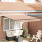JUNG Vida Einziehbare Markise Mehrfarbig 350 x 250 cm Stoff und Aluminium