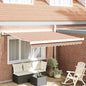 JUNG Vida Einziehbare Markise Mehrfarbig 350 x 250 cm Stoff und Metall