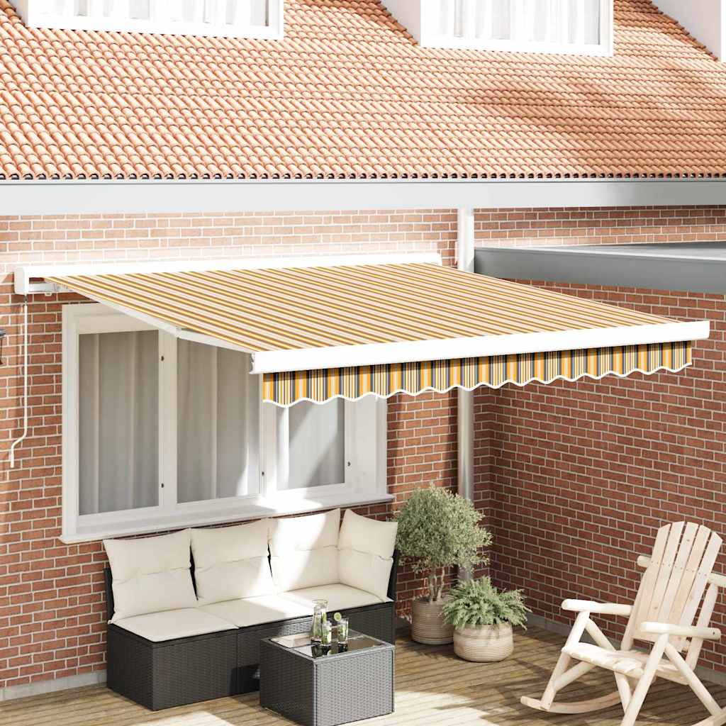 JUNG Vida Einziehbare Markise Mehrfarbig 350 x 250 cm Stoff und Metall